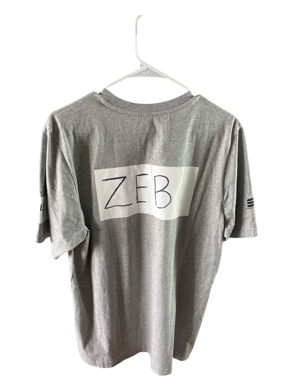 NWT Adidas Z.N.E. Graphic Heavyweight Cotton Gray Tee Shirt - Men’s L